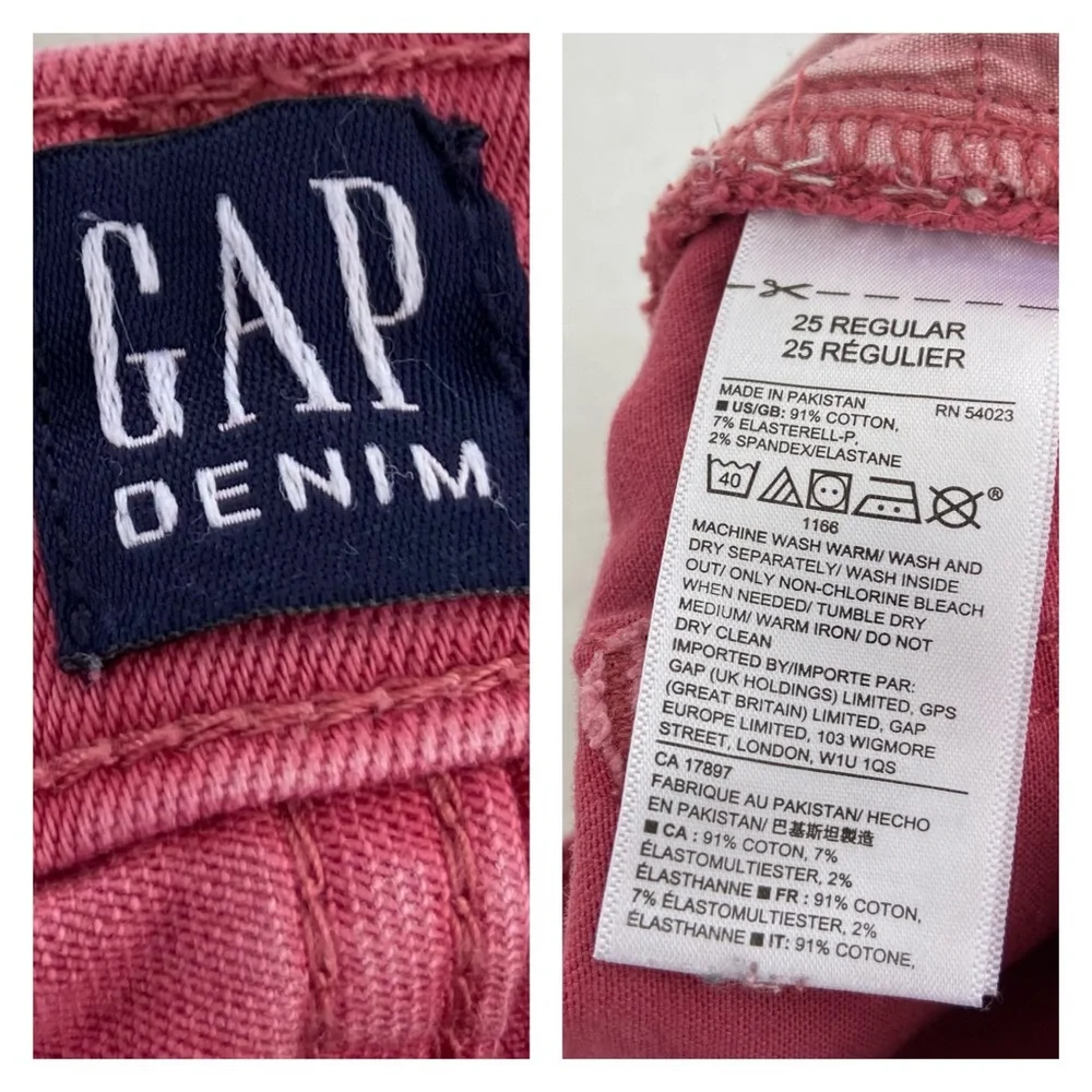 GAP Skinny Womens 25 Ankle Jeans in Wild Rose
